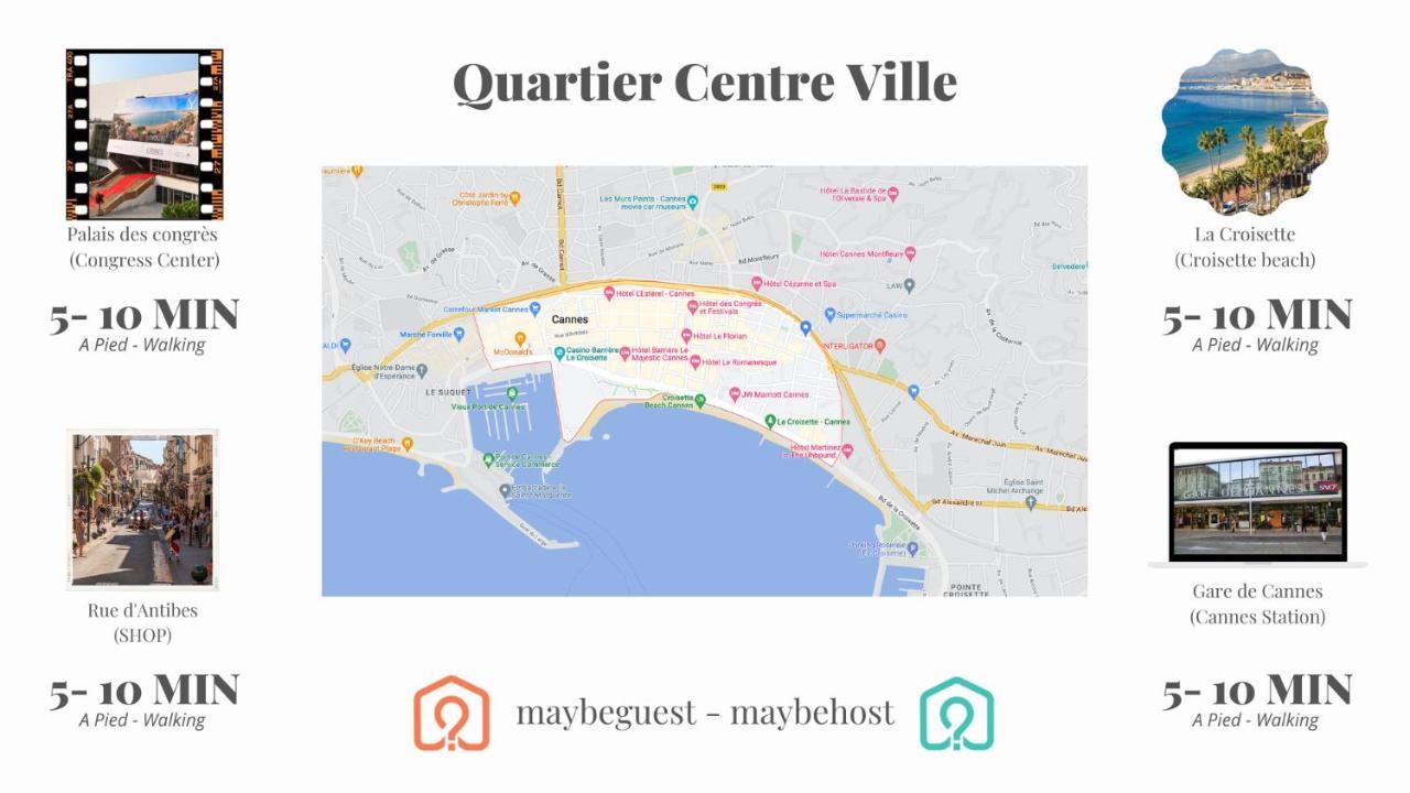 C066-Luxurious Apartment With Sea View - Cannes Ngoại thất bức ảnh